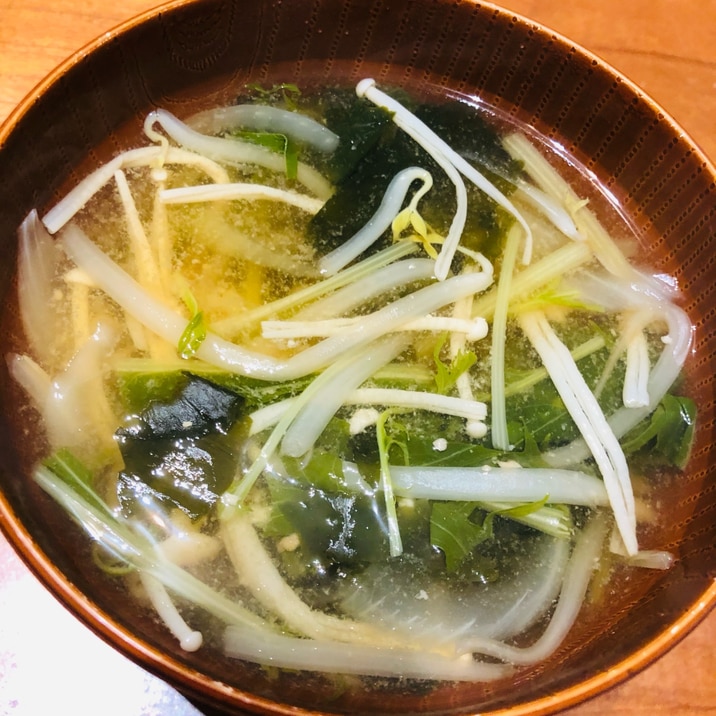 【出汁で美味しい！】野菜たっぷり和風スープ⭐️